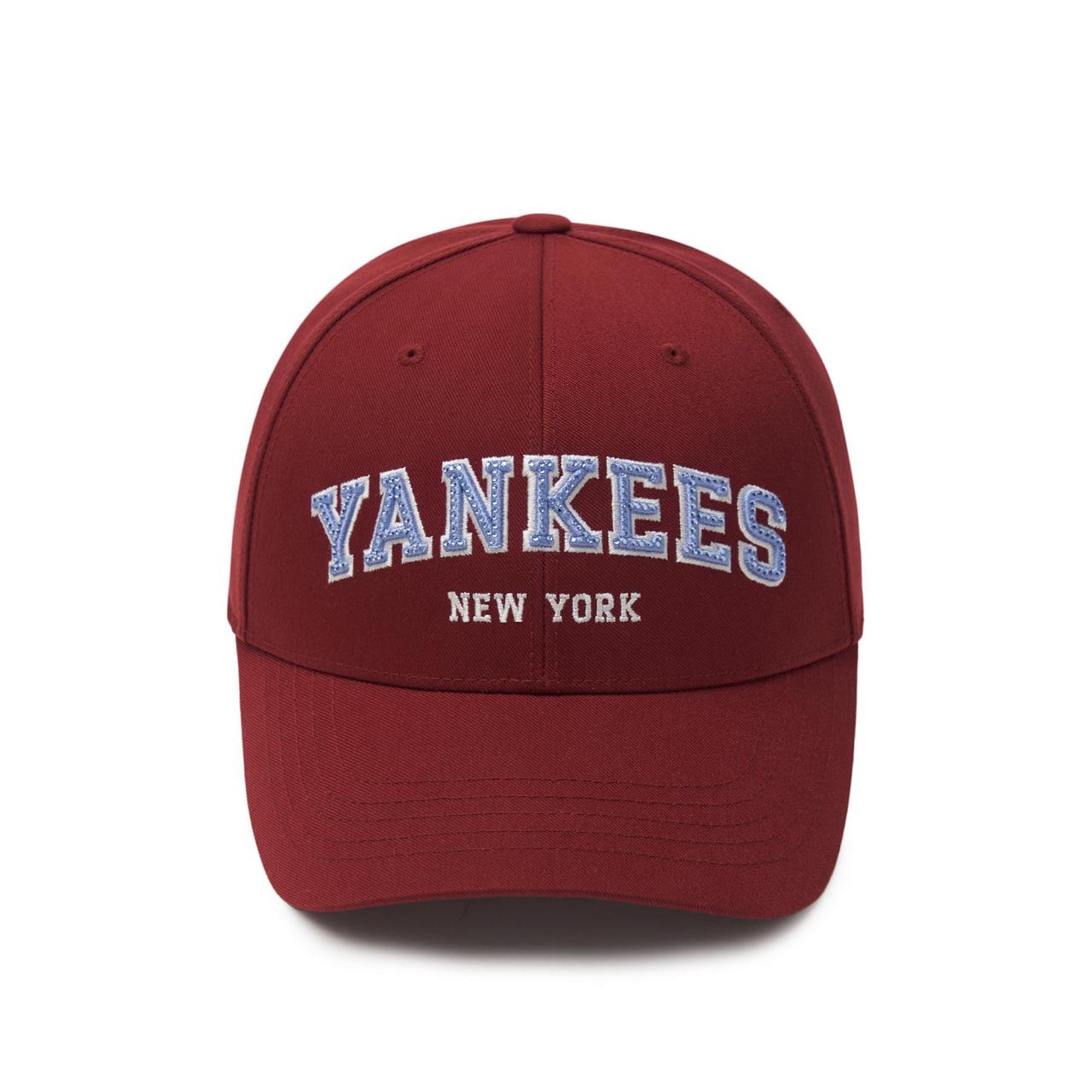 Nón MLB Premium Varsity Lettering Logo Structured Ball Cap New York Yankees ''Red'' [3ACPV064N 50WIS]