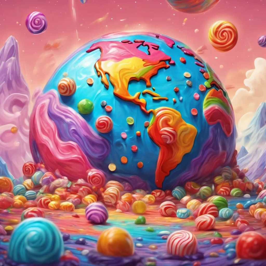 colorful illustration of the globe