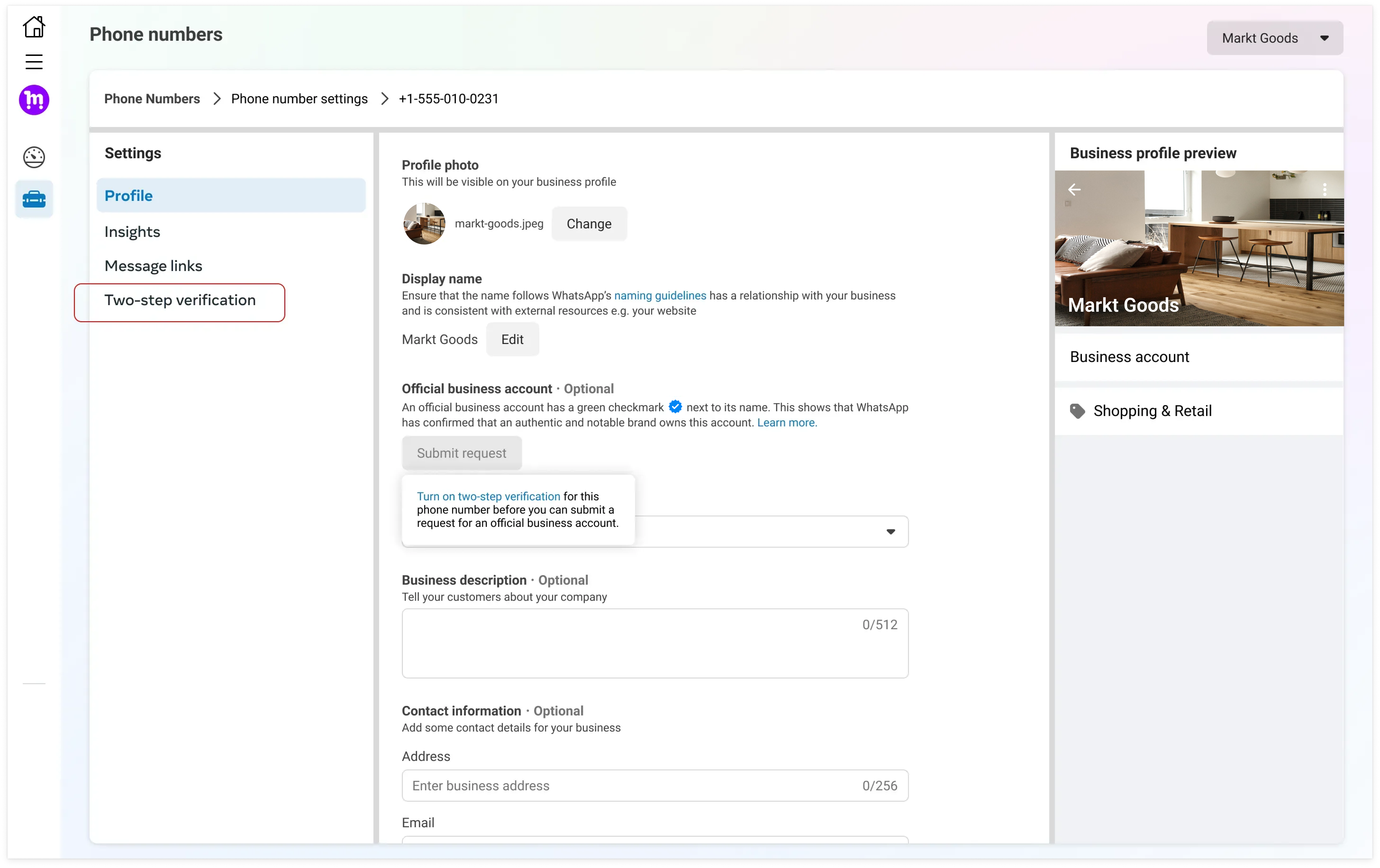 Complete Meta Business Verification