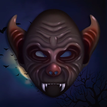 Reader Mask: Vampire Folklore Written in Blood
