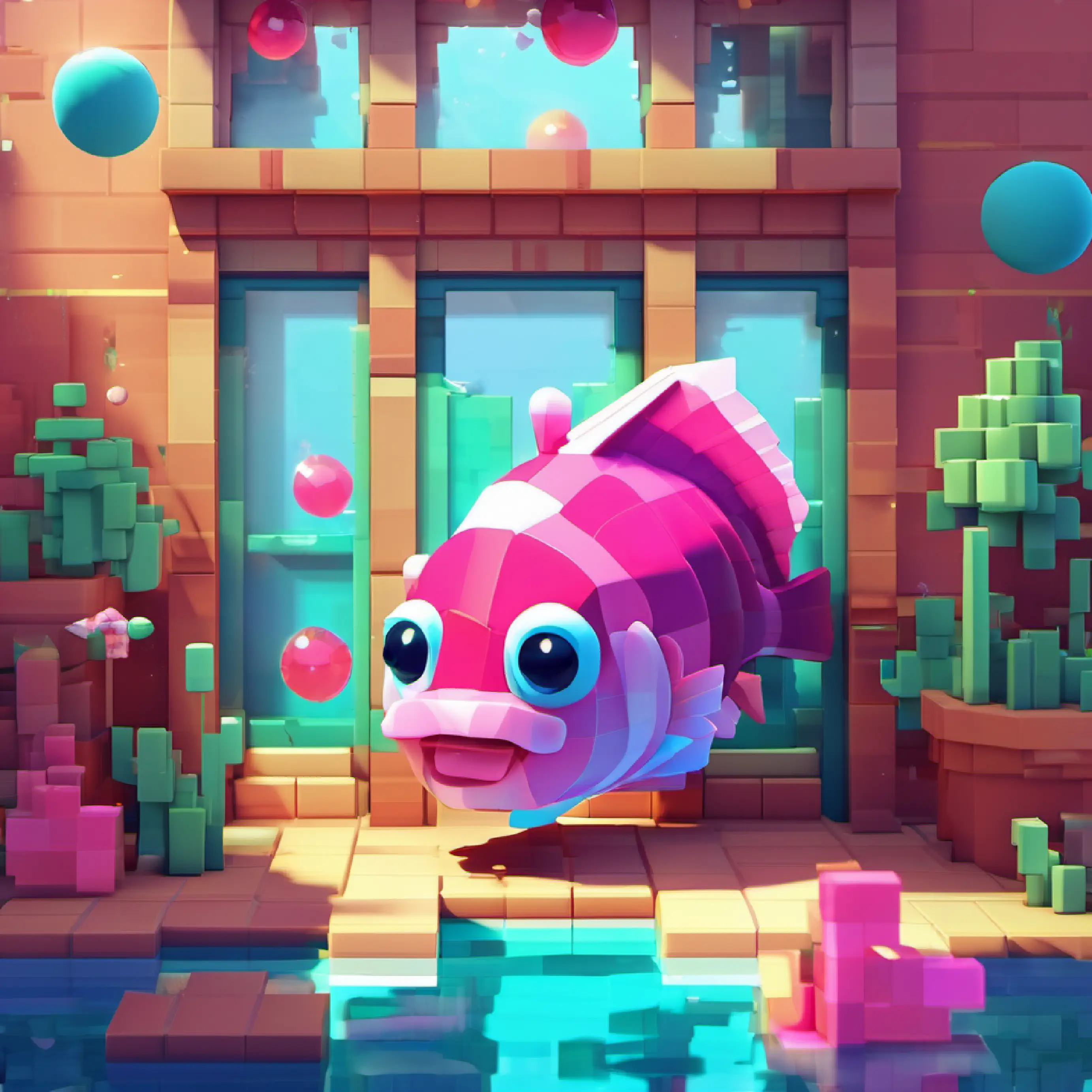 Bubblegum fish is part of their new story, singing about friendship.