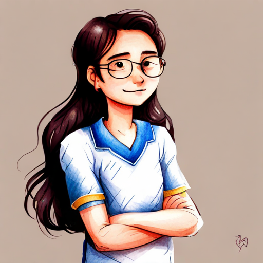 Brown hair, glasses, cricket jersey, and a friendly smile. and Long black hair, bright eyes, wearing a traditional dress. having a conversation, smiling and blushing