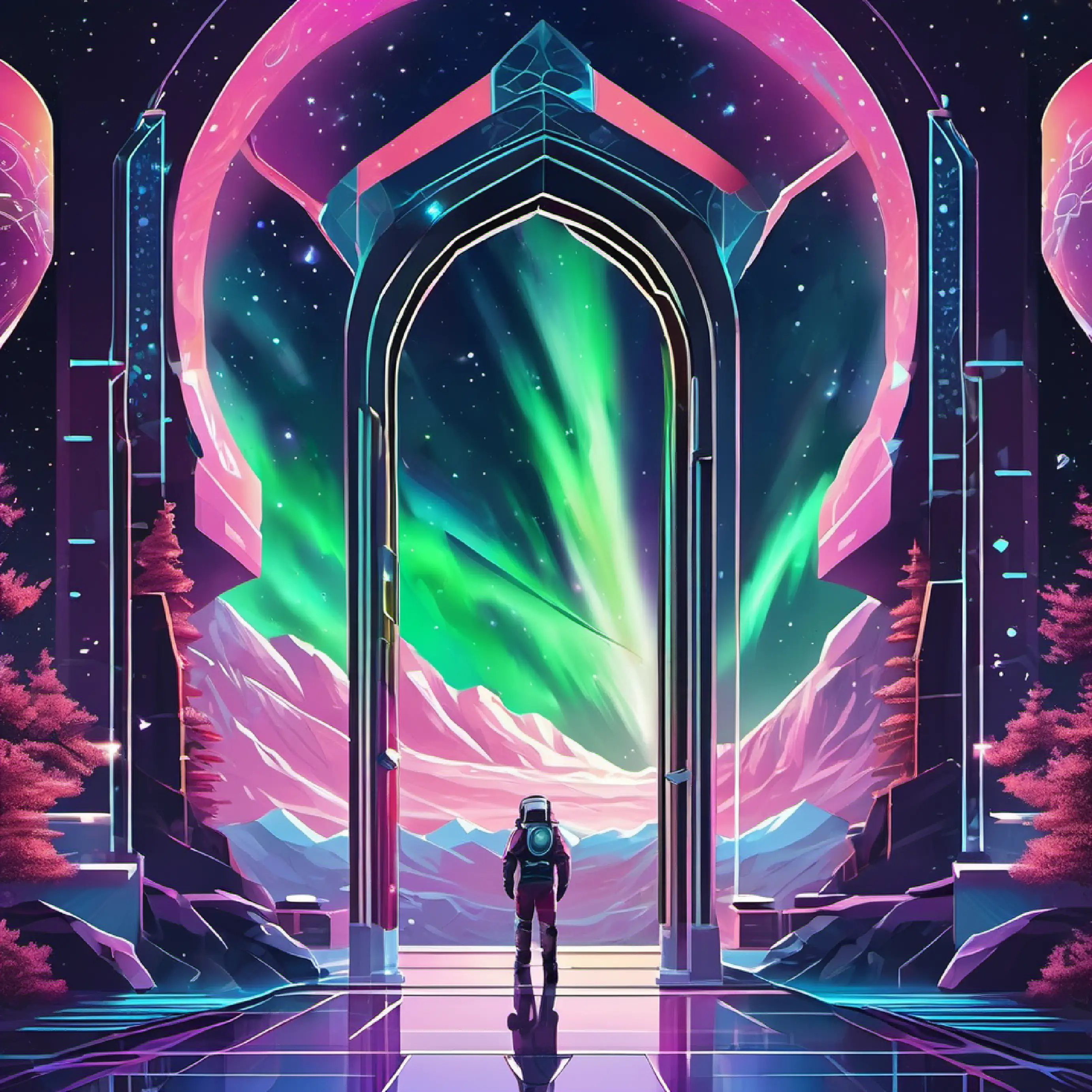 Begin space journey through the Aurora Gate