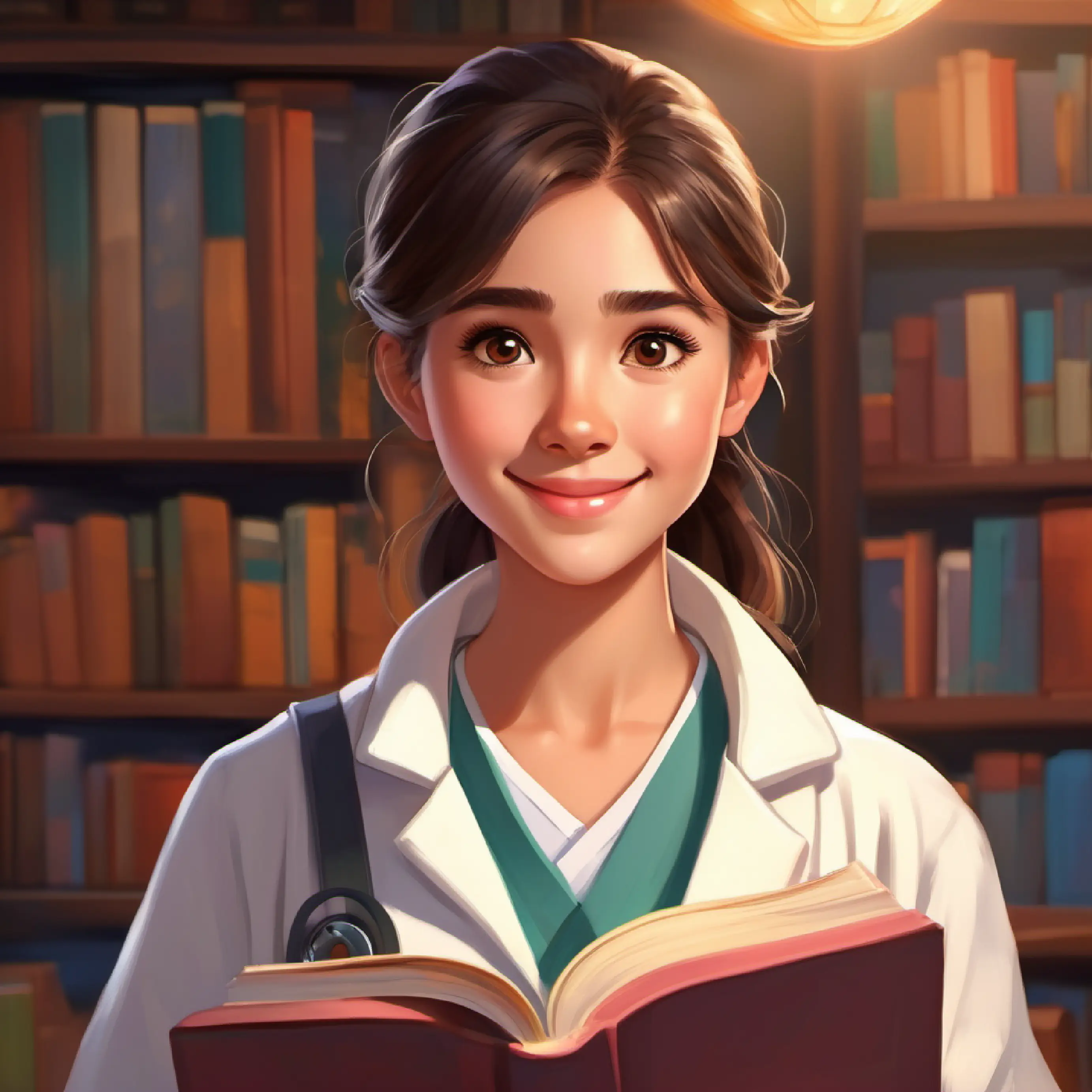 Bedtime Story Lily's White Coat Dream