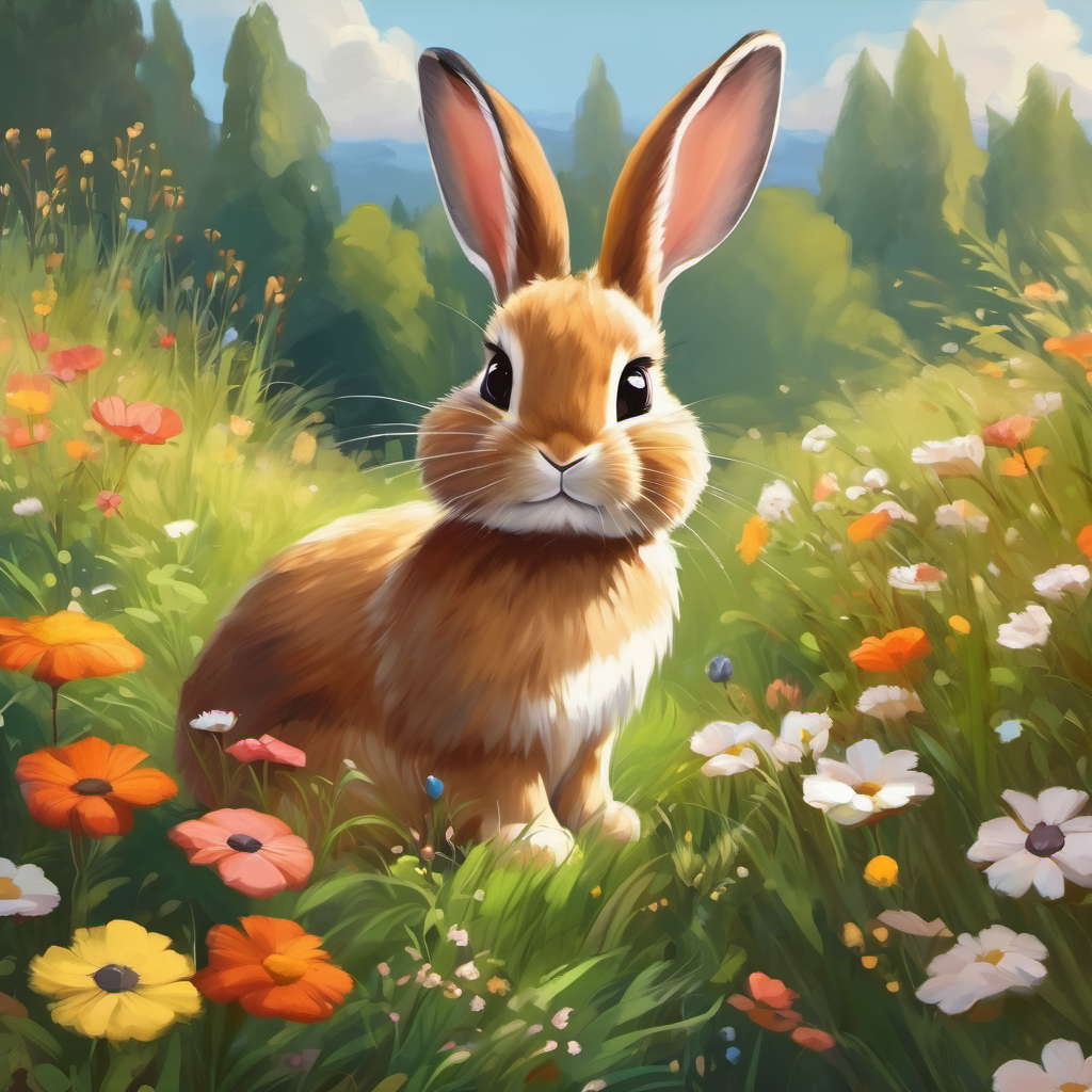 The Little Rabbit and the Brave Jump