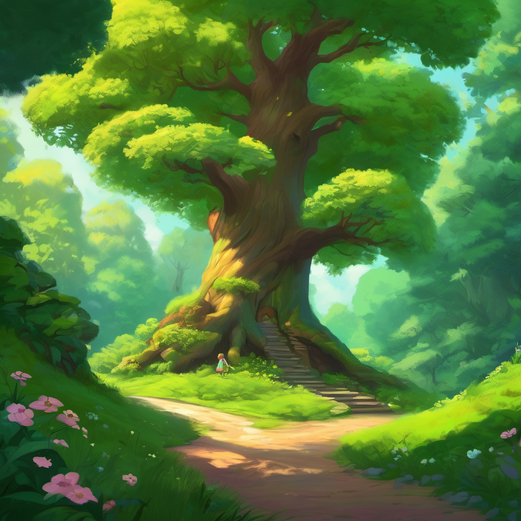 Once upon a time, in a lush green forest, there lived a tiny seed named Blossom. Blossom dreamt of growing into a tall and mighty oak tree, just like her friend Oakley. Every day, Blossom would watch as Oakley stood strong and tall, providing shade and shelter for the creatures of the forest.