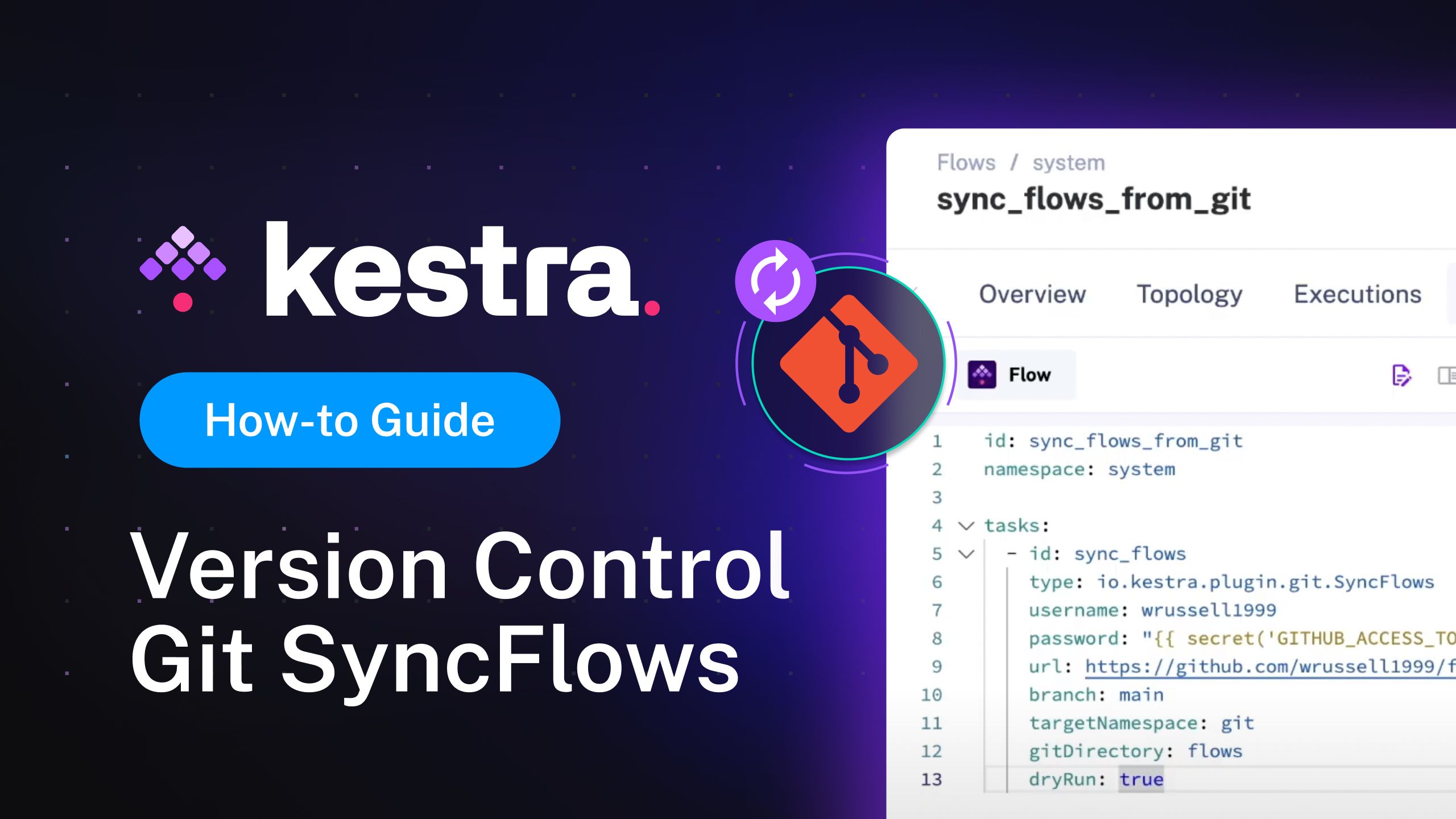 Sync your Workflows from Git | Version Control in Kestra