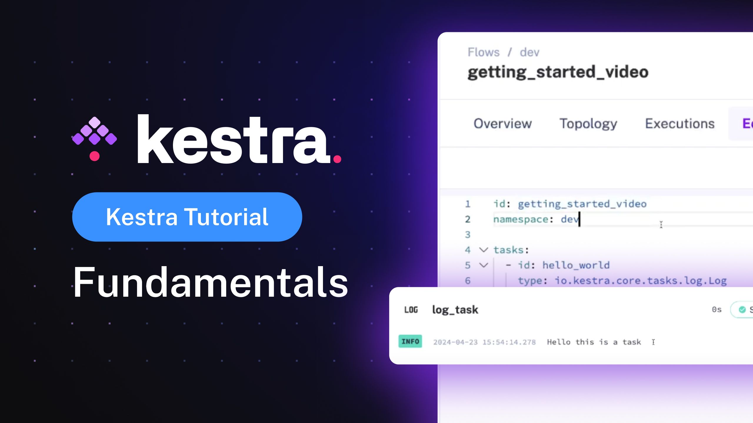 Kestra Tutorial: Fundamentals