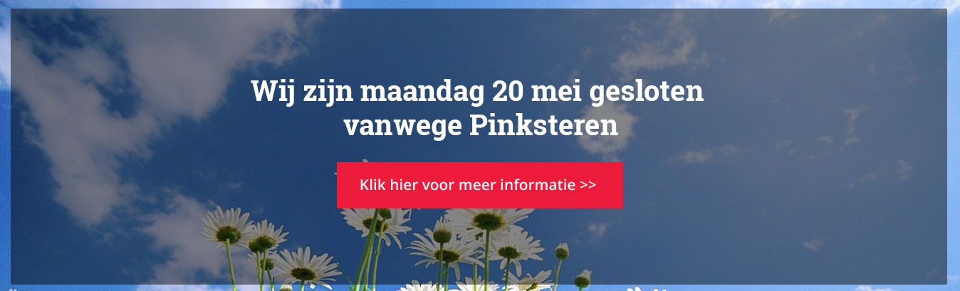 Openingstijden Bandenshop.nl tijdens Pinksteren