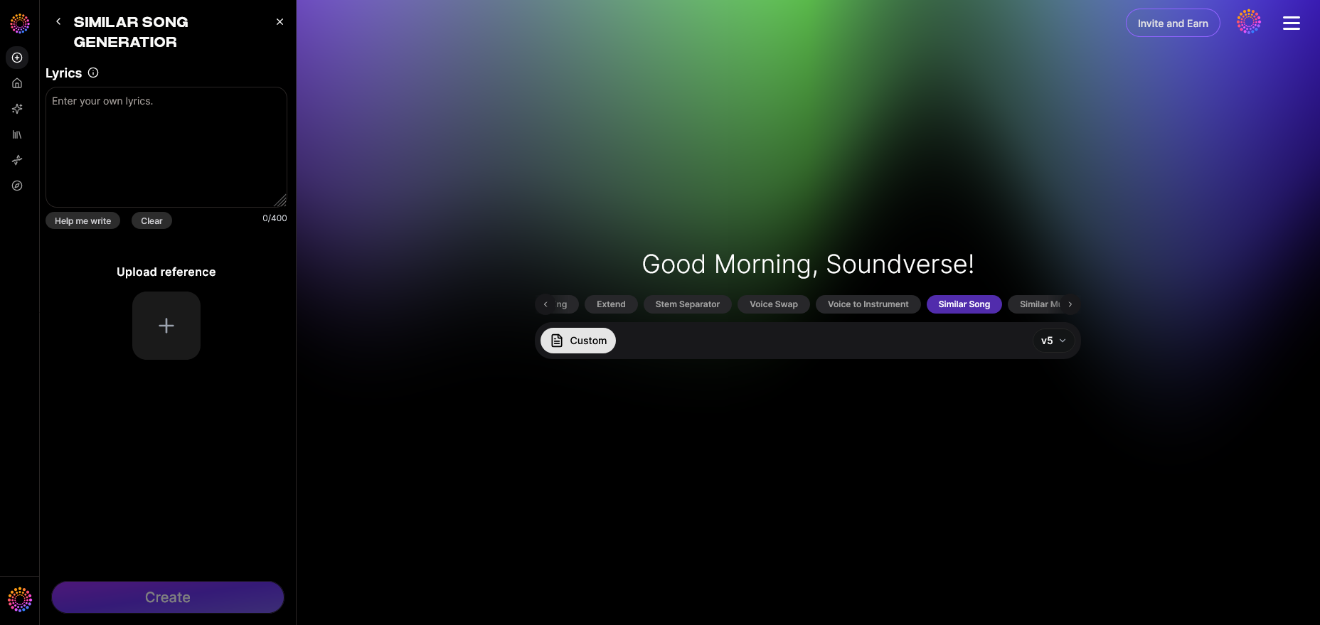 Feature Overview — Access Similar Song Generator