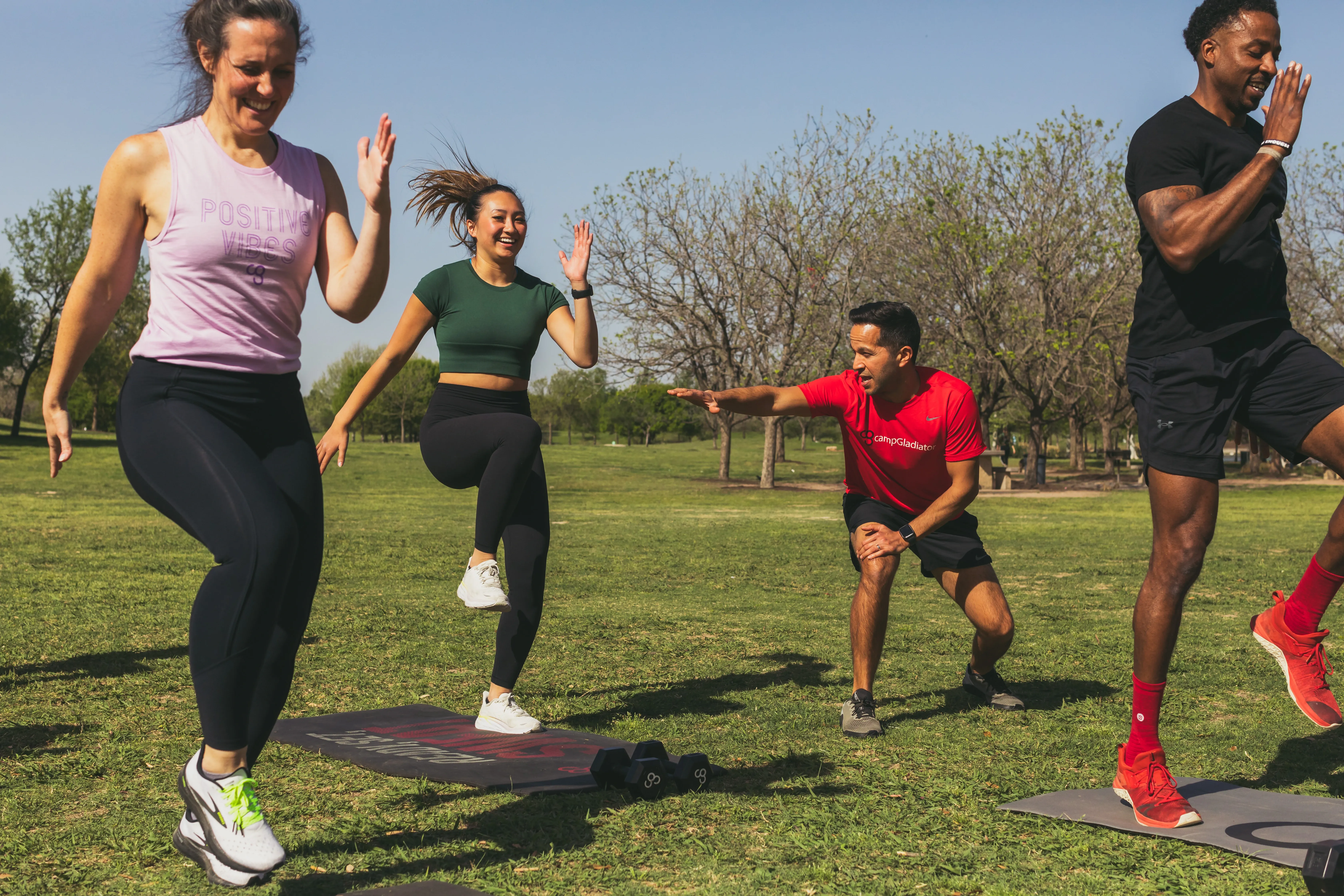 outdoor group fitness