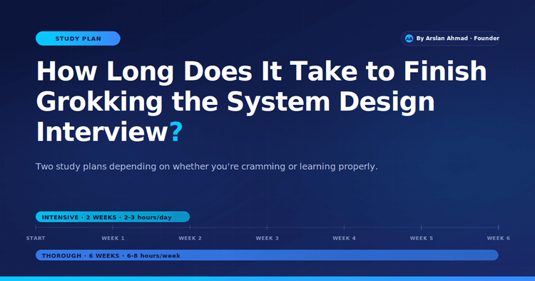 How Long Does It Take to Finish Grokking the System Design Interview?