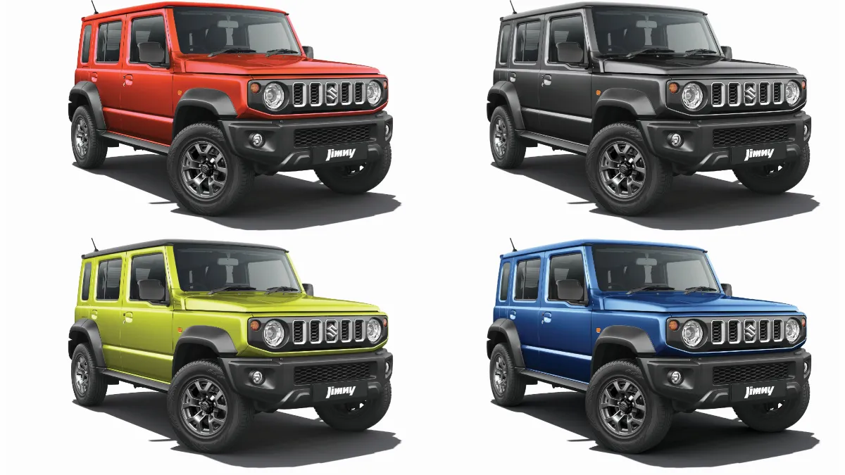 Maruti Suzuki Jimny colours