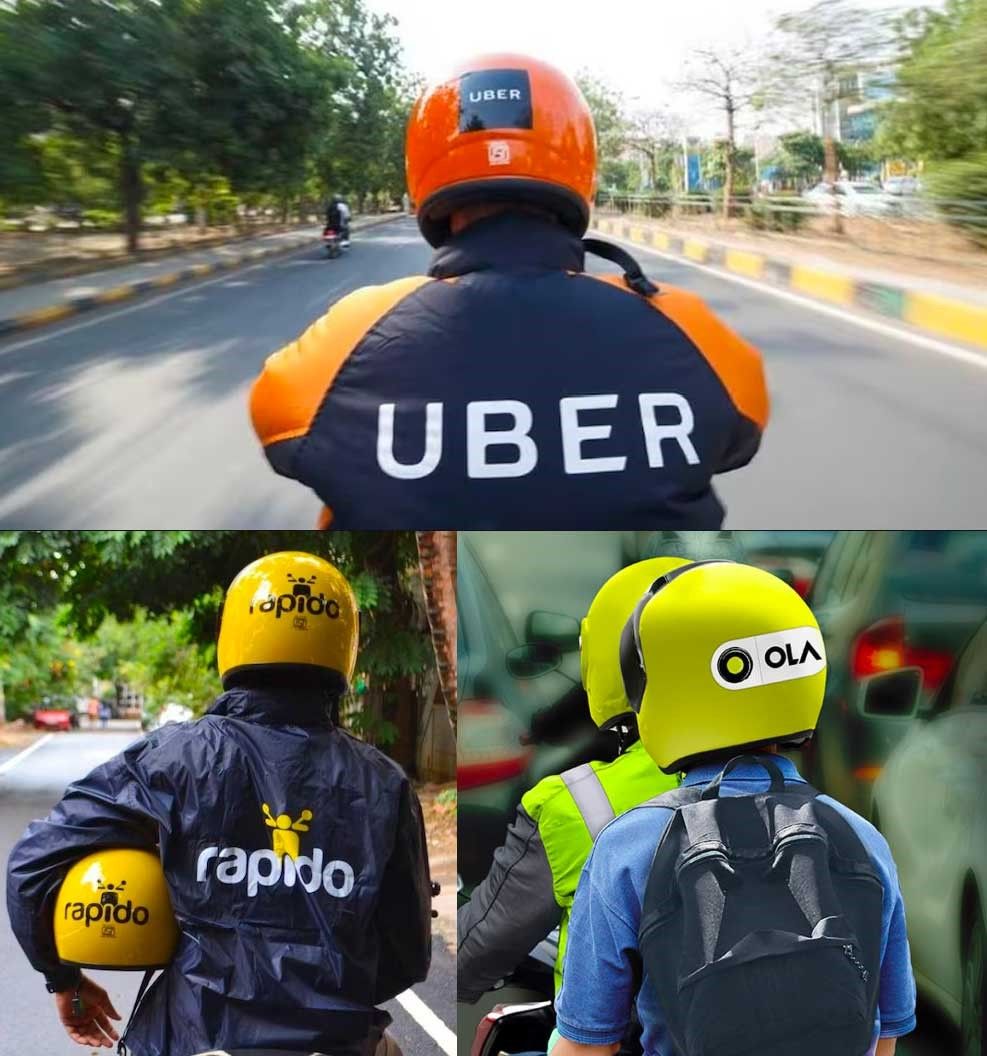 Ola, Uber, & Rapido Bike