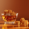 brown_sugar_cubes_with_syrup_brown_background