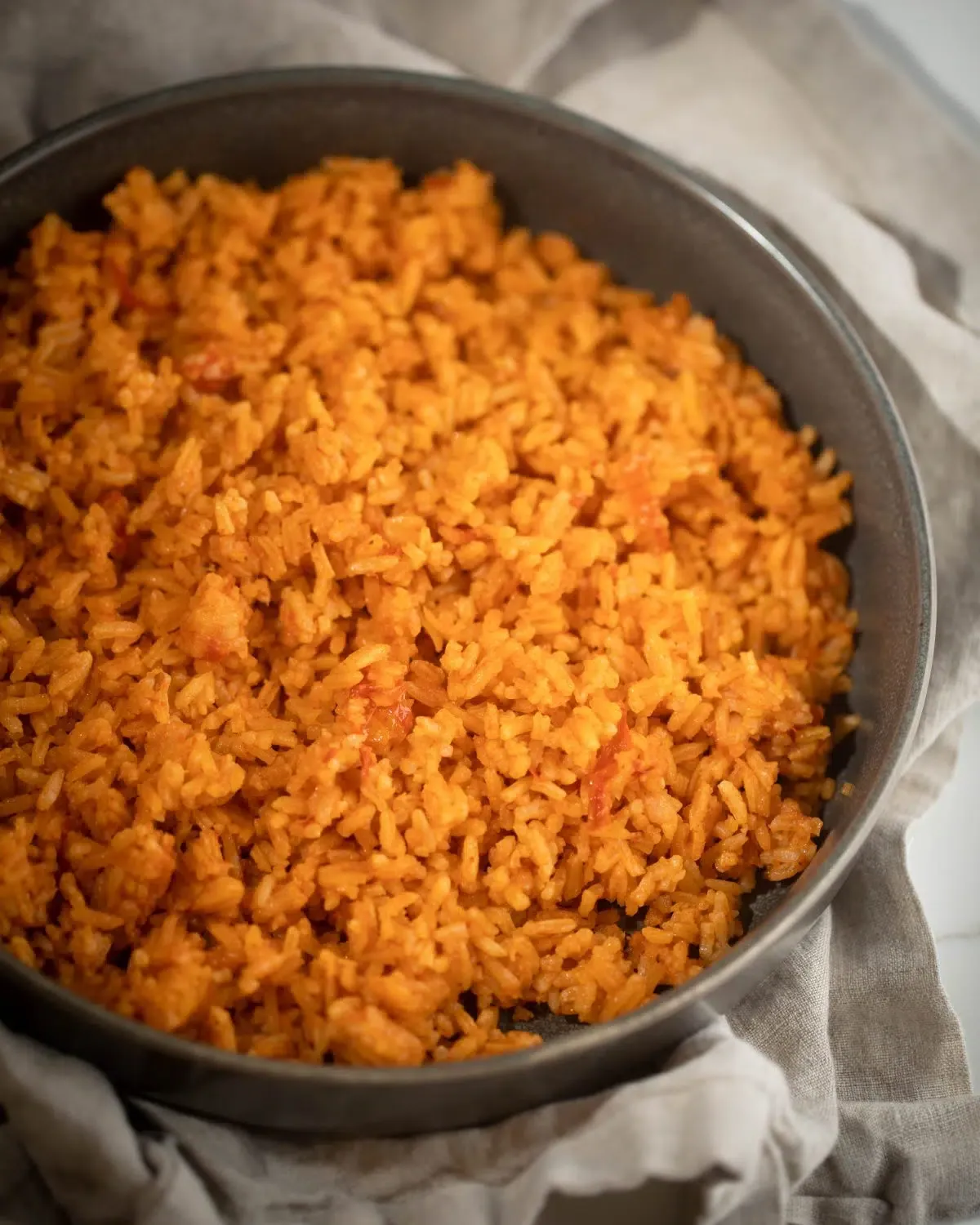 pot of jollof rice