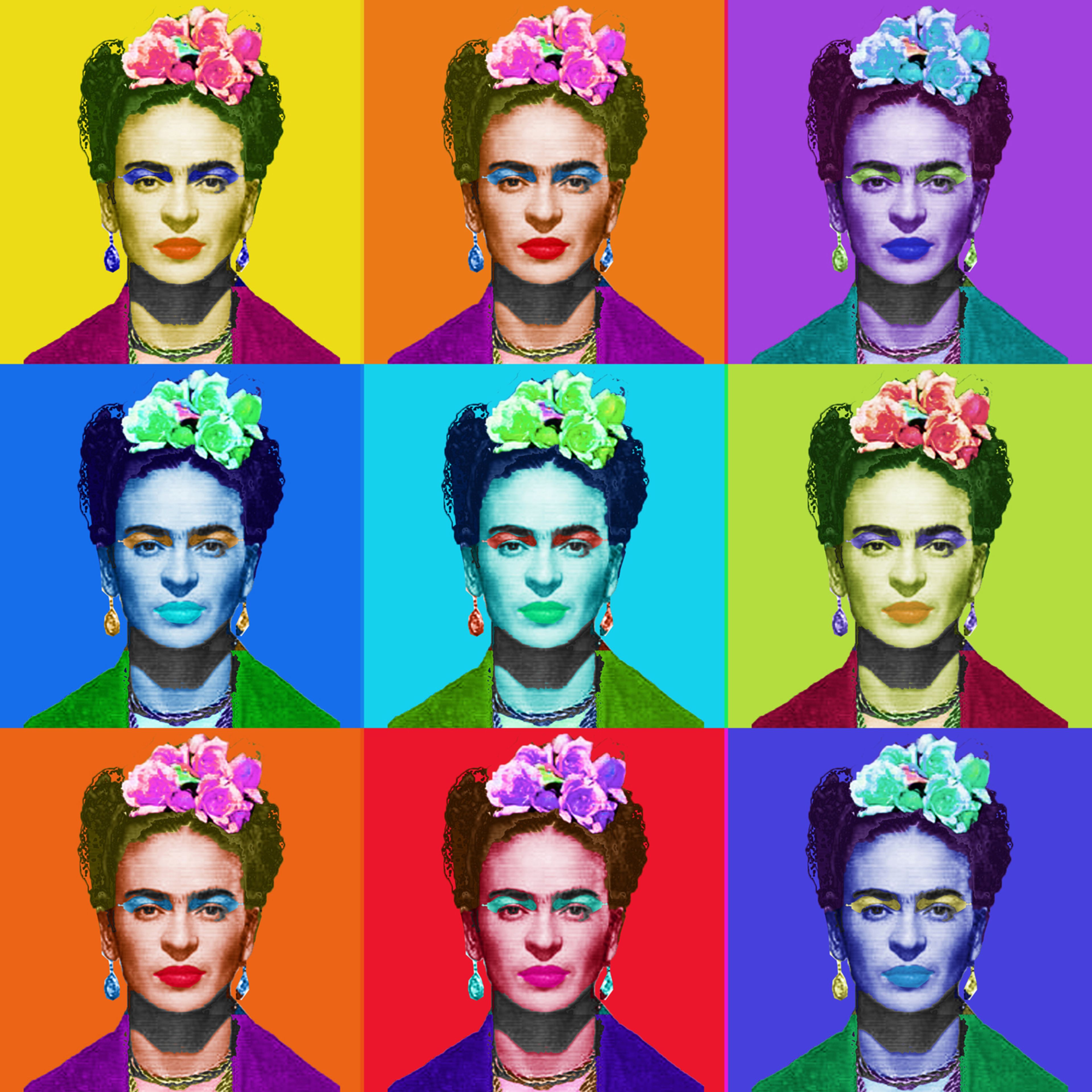 FRIDA KAHLO POP ODE TO WARHOL REPEAT | Original-NFT