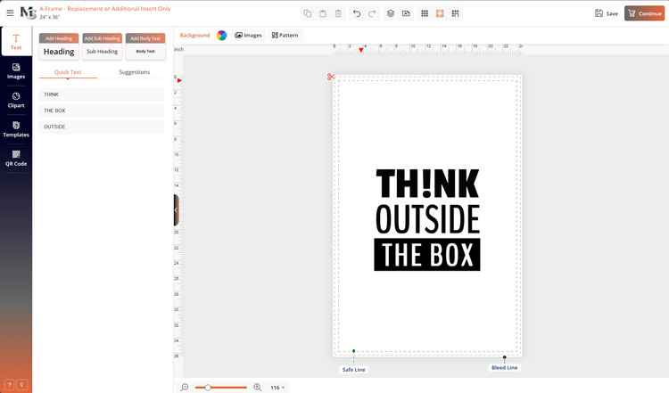 A screenshot of the design studio provided by MS Techz.
