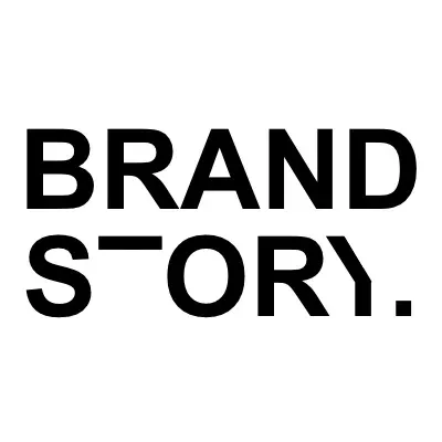 brand story logo typographie