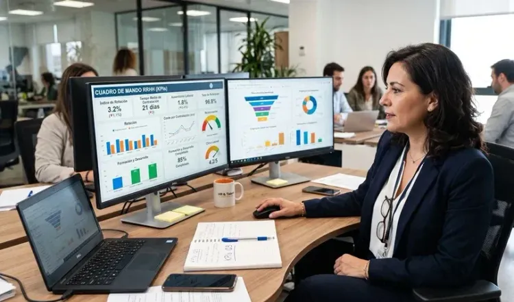 KPIs de Recursos Humanos: 12 indicadores clave para crear un cuadro de mando útil