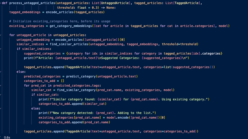 Header image for the course Blog Post Categorisation with Embeddings & LLMs