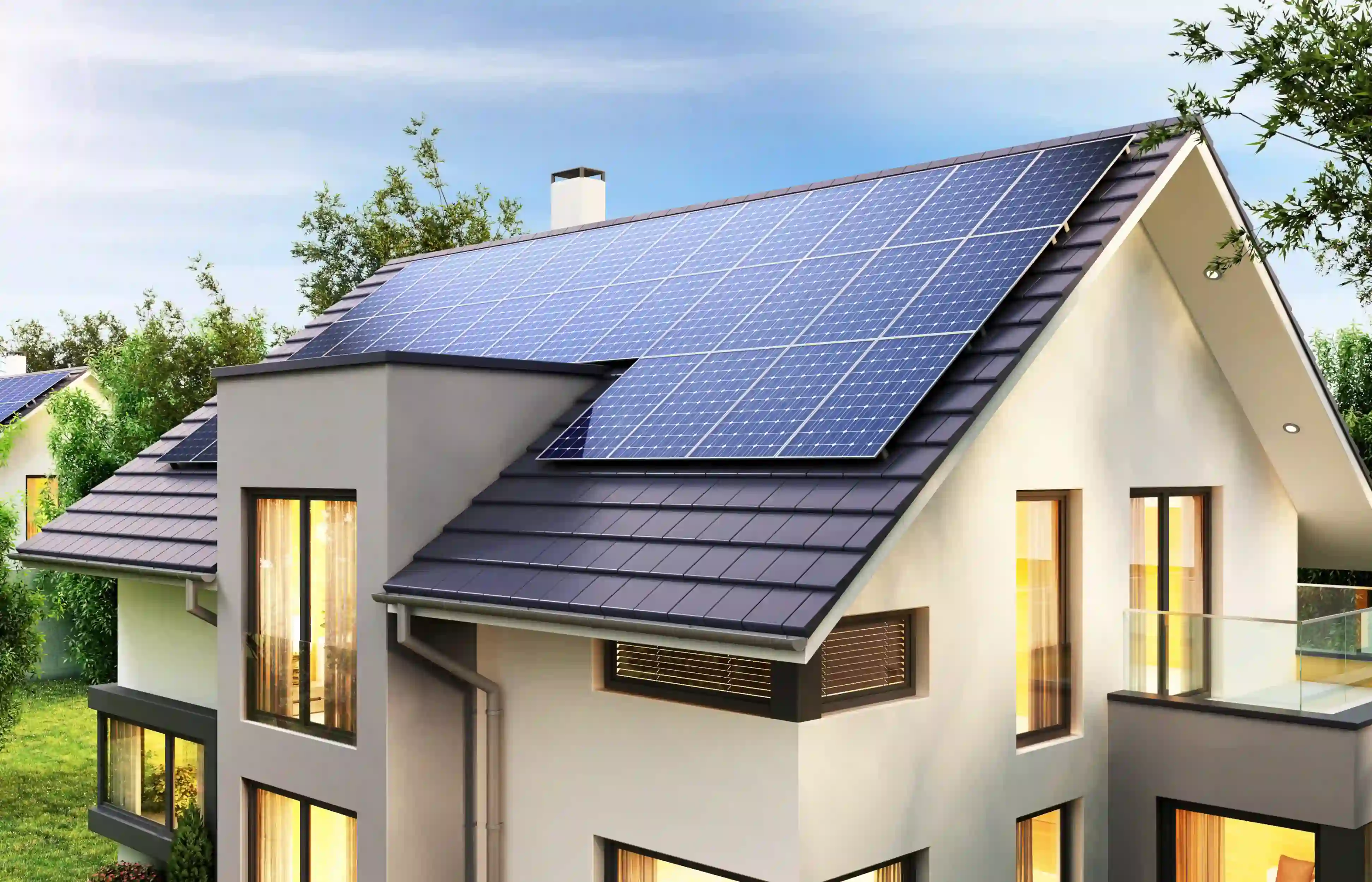 Fotovoltaika na střeše rodinného domu