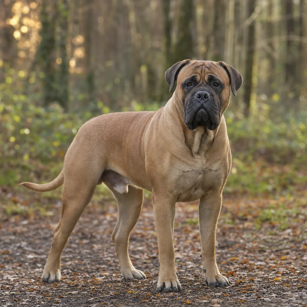 Chien de race Bullmastiff