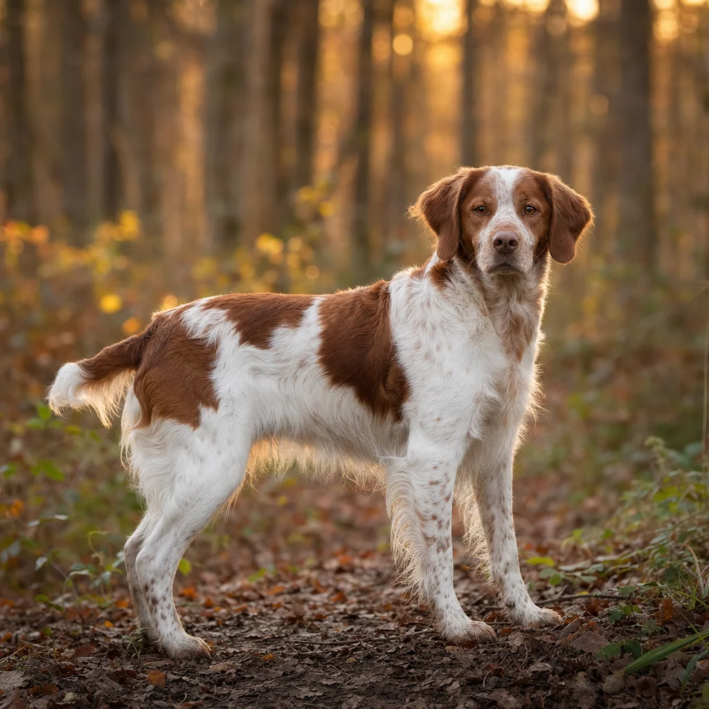 Chien de race Épagneul Breton