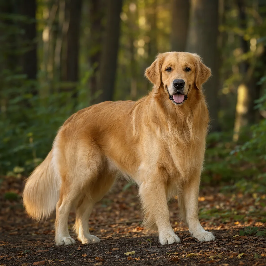 Chien de race Golden Retriever