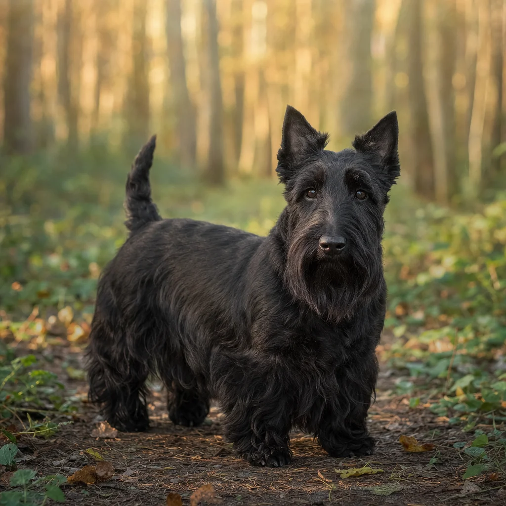 Chien de race Terrier Écossais (ou Scottie)