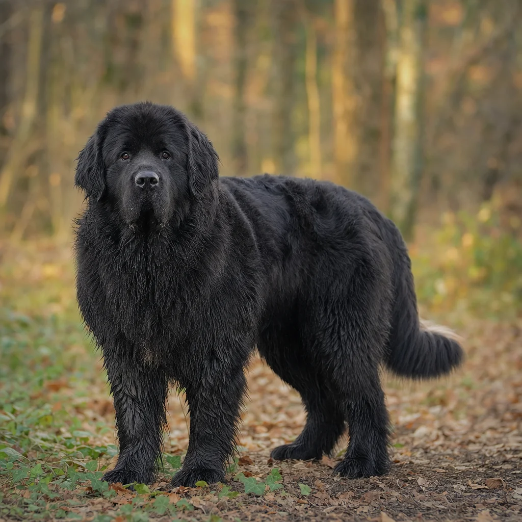 Chien de race Terre-Neuve