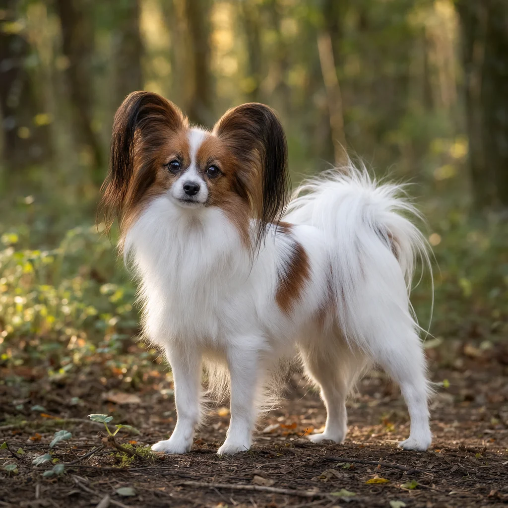 Chien de race Papillon