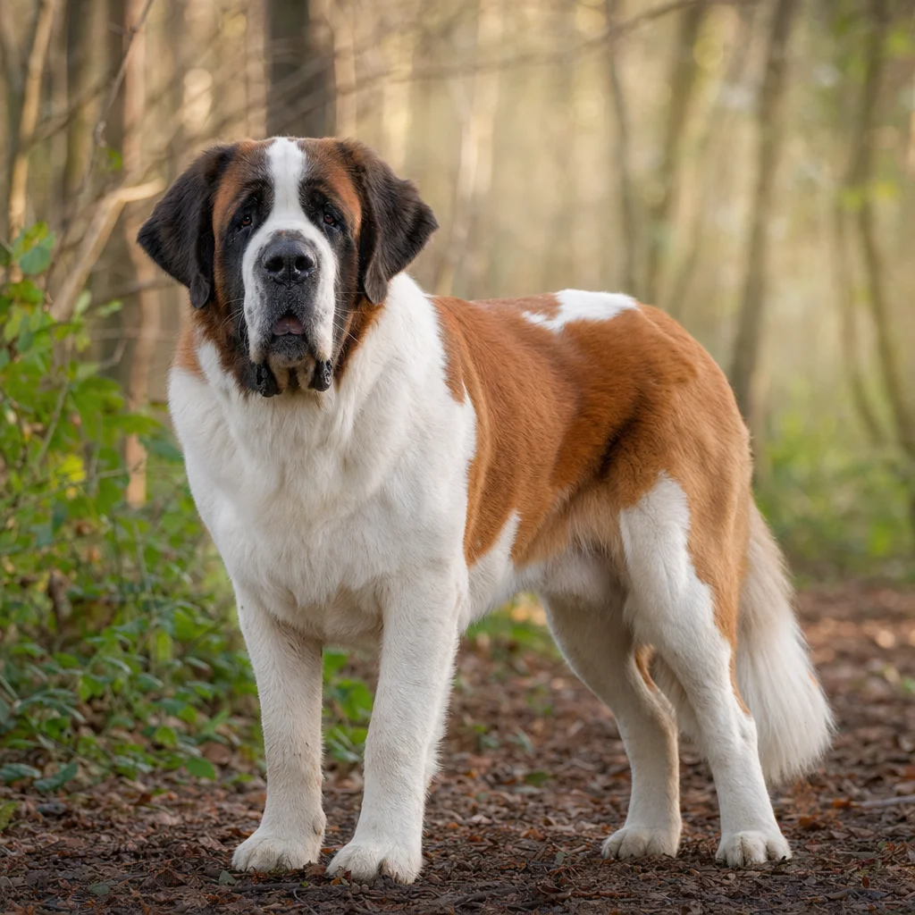 Chien de race Saint Bernard