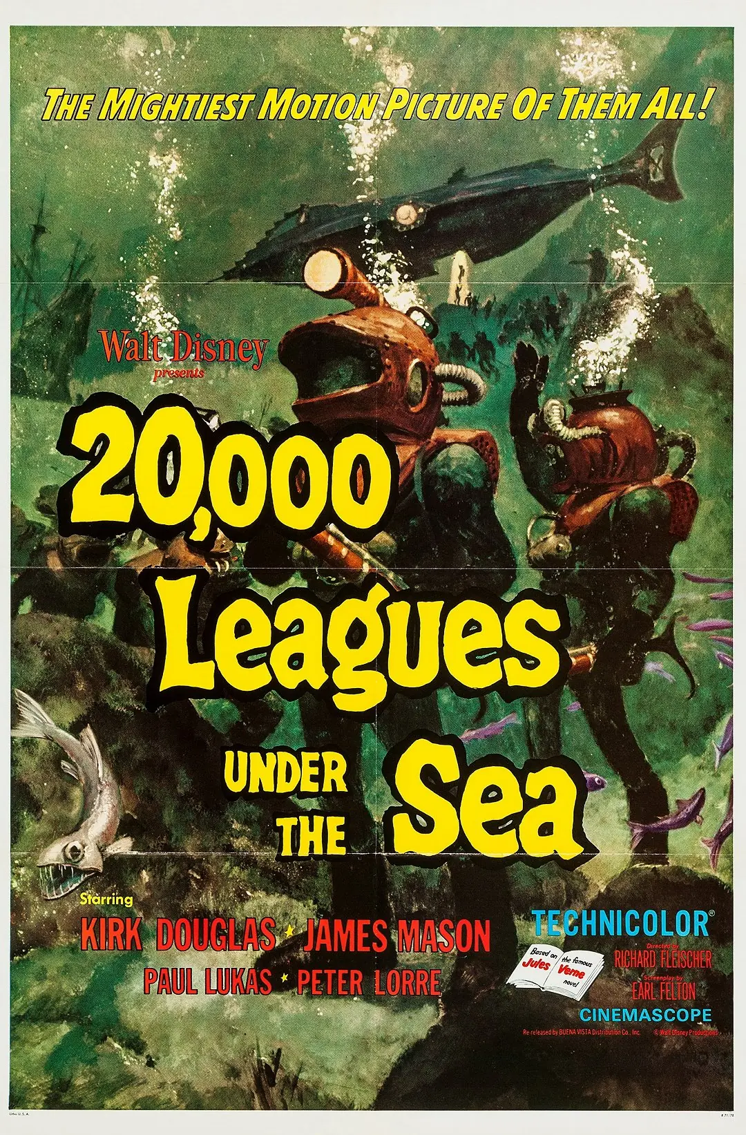 20 000 mil pod mořem 1954