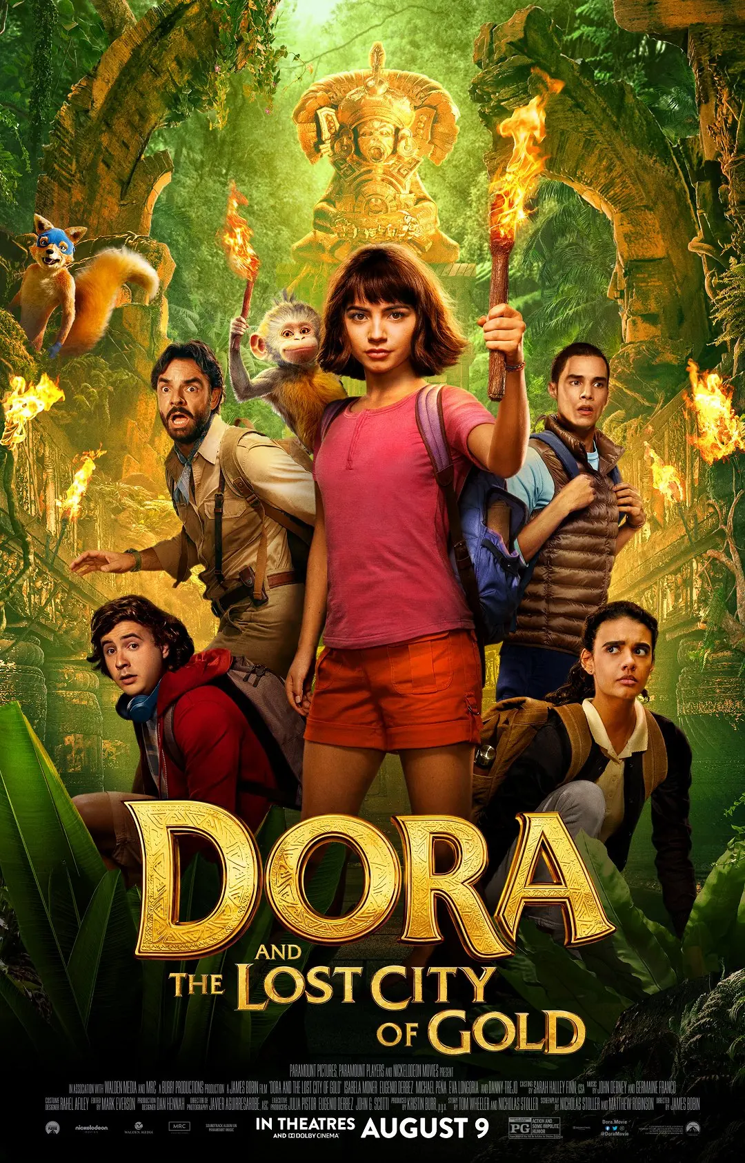 Dora a ztracené město 2019