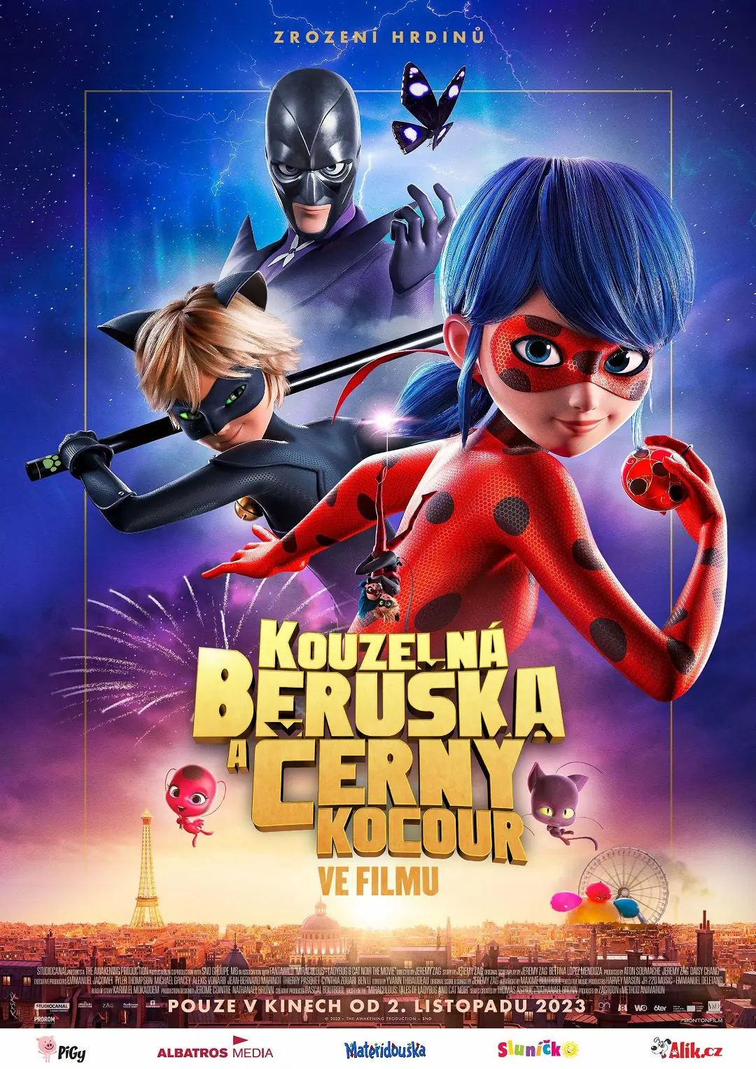 Kouzelná Beruška a Černý kocour ve filmu 2023