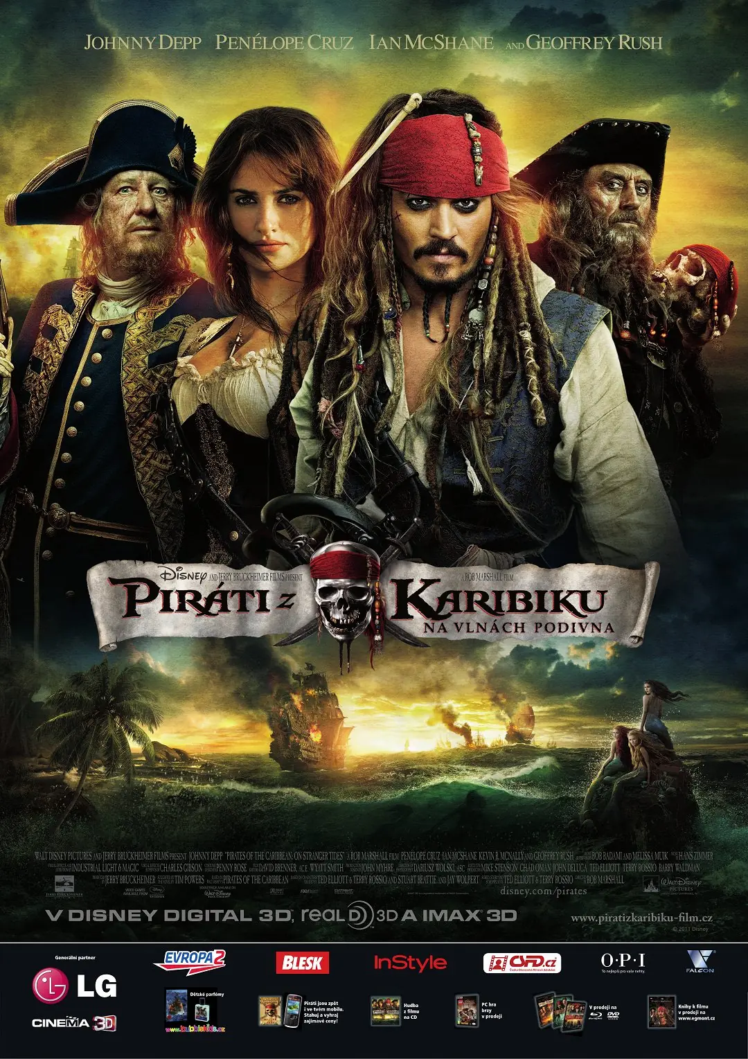 Piráti z Karibiku: Na vlnách podivna 2011