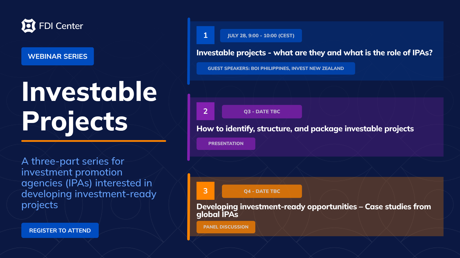 Investable Investable projects: What are they and what is the role of IPAs?