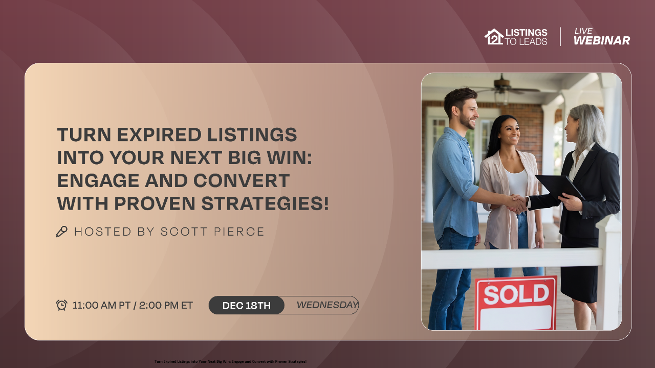 Expired Listings Don’t Need Months — Here’s the System Closing Them in ...