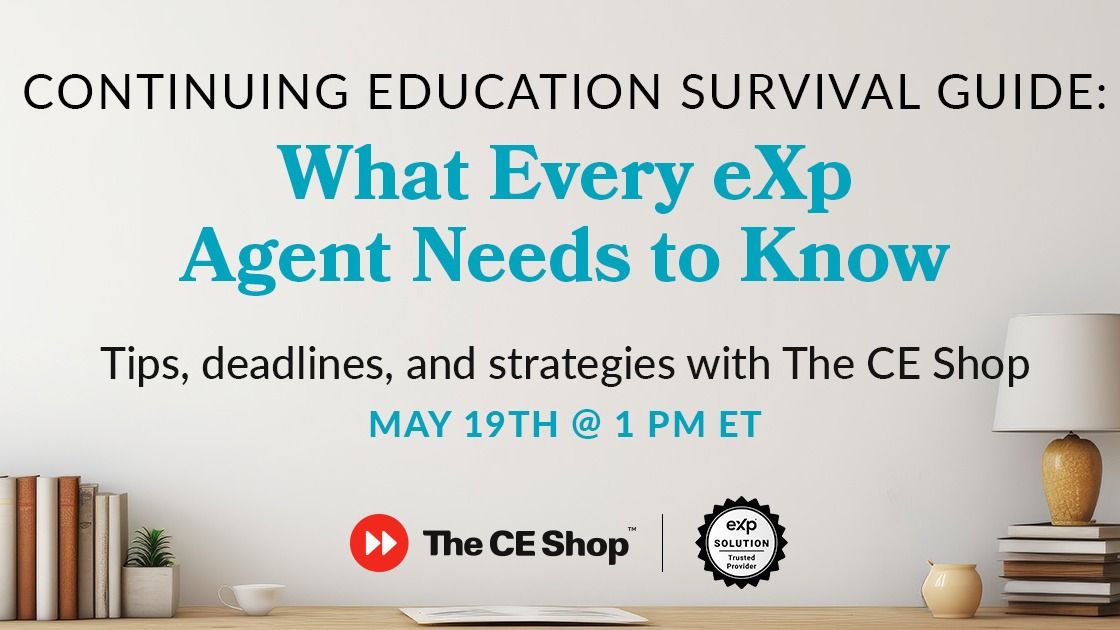 The CE Shop | Continuing Education Survival Guide: What Every eXp Agent ...