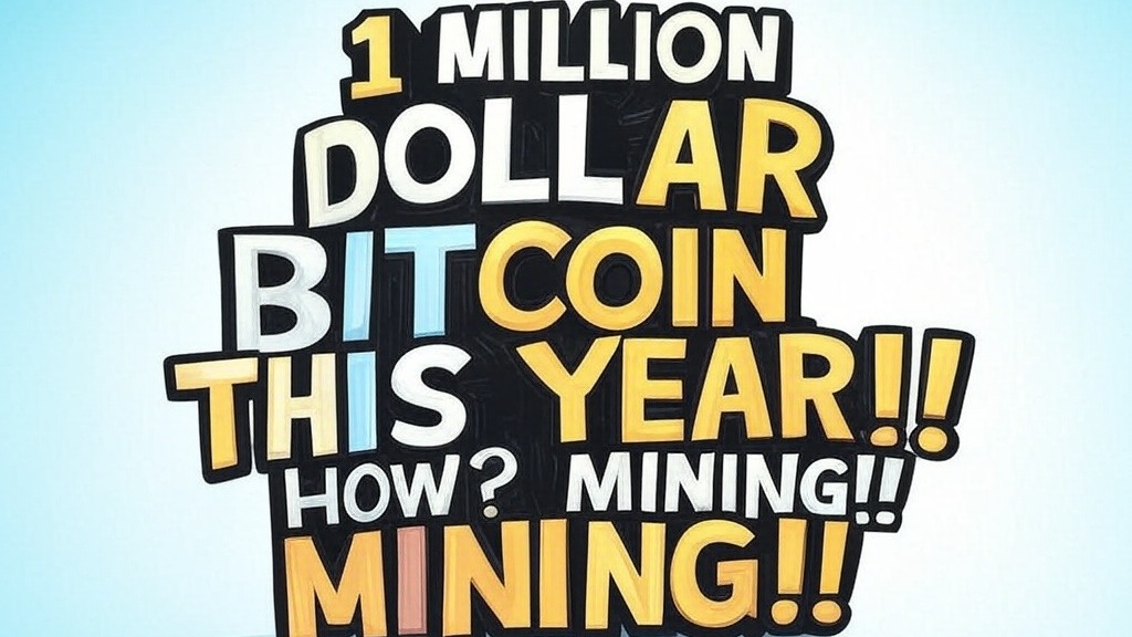 1 MILLION DOLLAR BITCOIN THIS YEAR!! HOW? WHY? MINING!!!