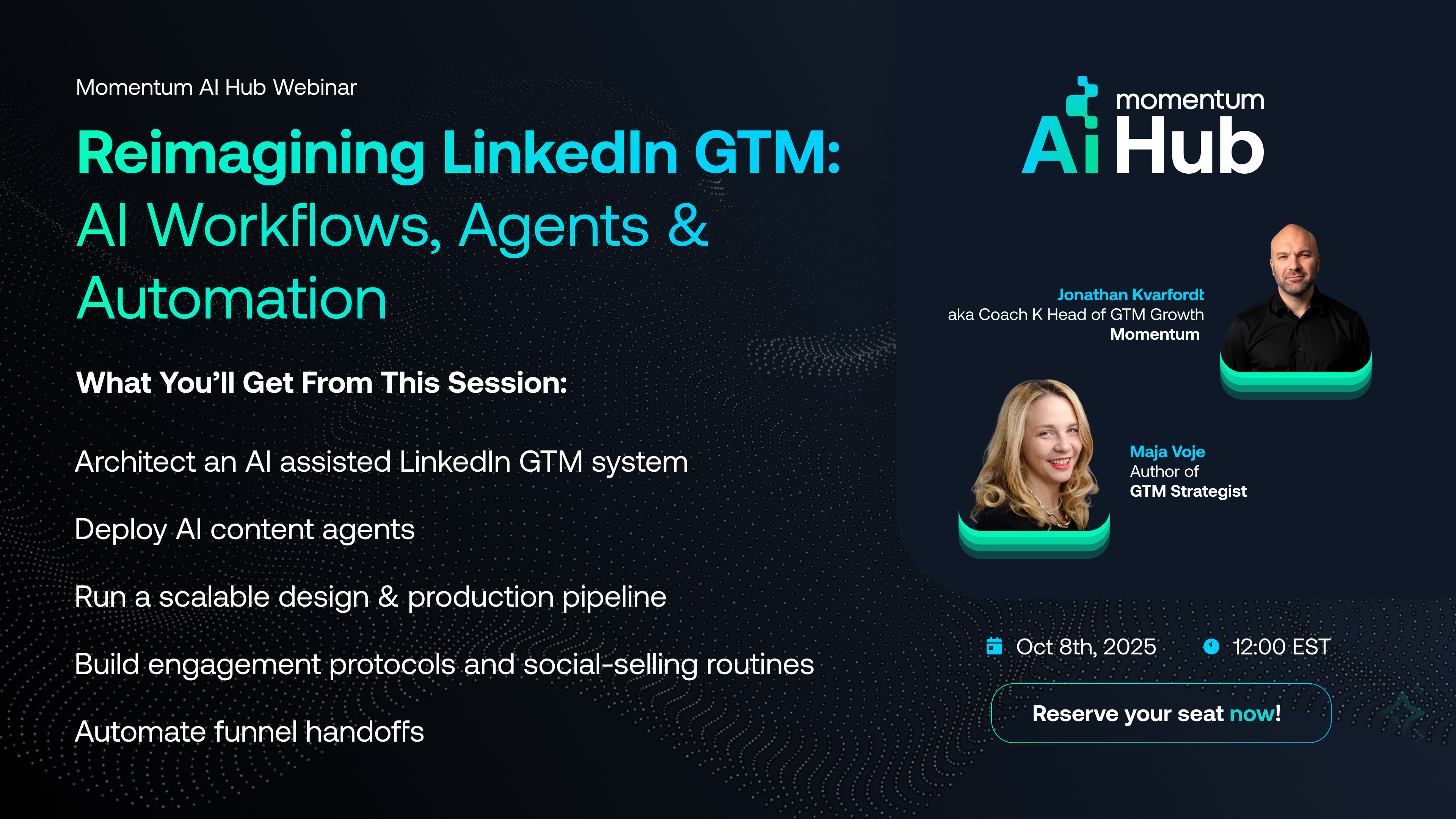Momentum AI Hub: ⚡️ Webinar: Reimagining LinkedIn GTM — AI Workflows ...