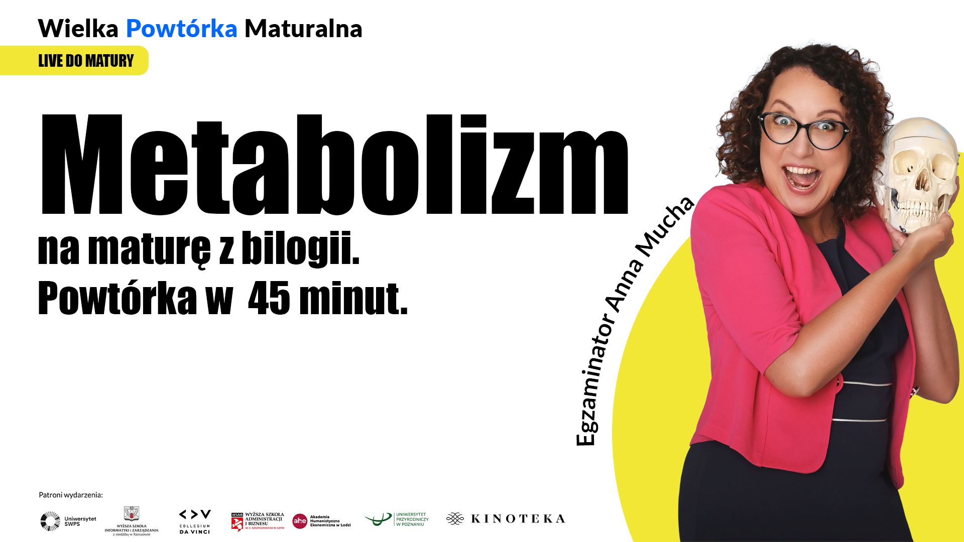 Metabolizm na maturę z biologii! Powtórka w 45 minut.