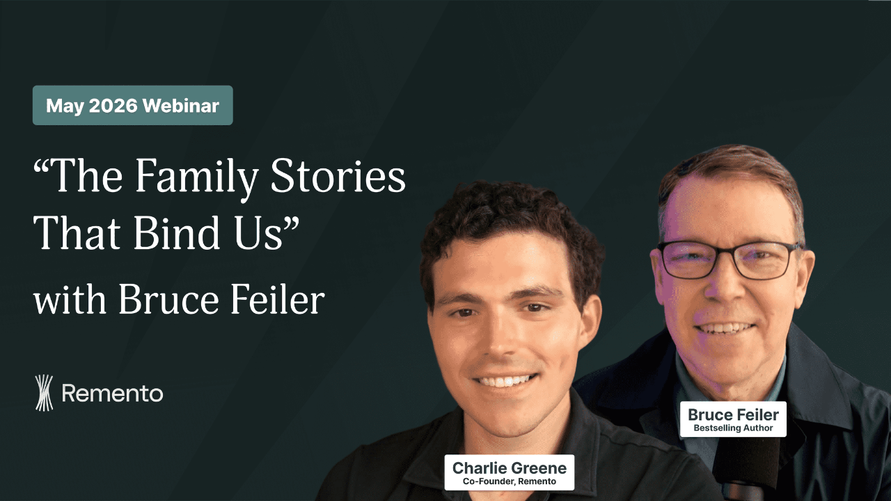 “The Family Stories That Bind Us” with Bruce Feiler