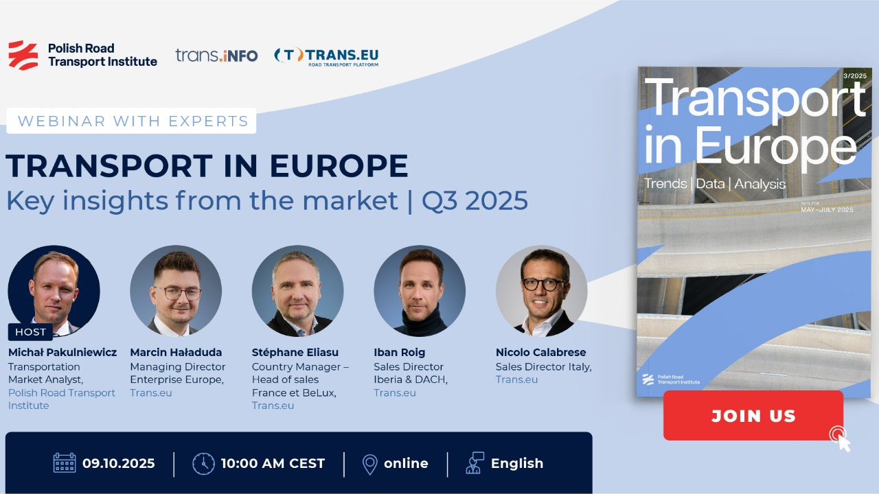 Transport in Europe. Key insights from the market I Q3 2025