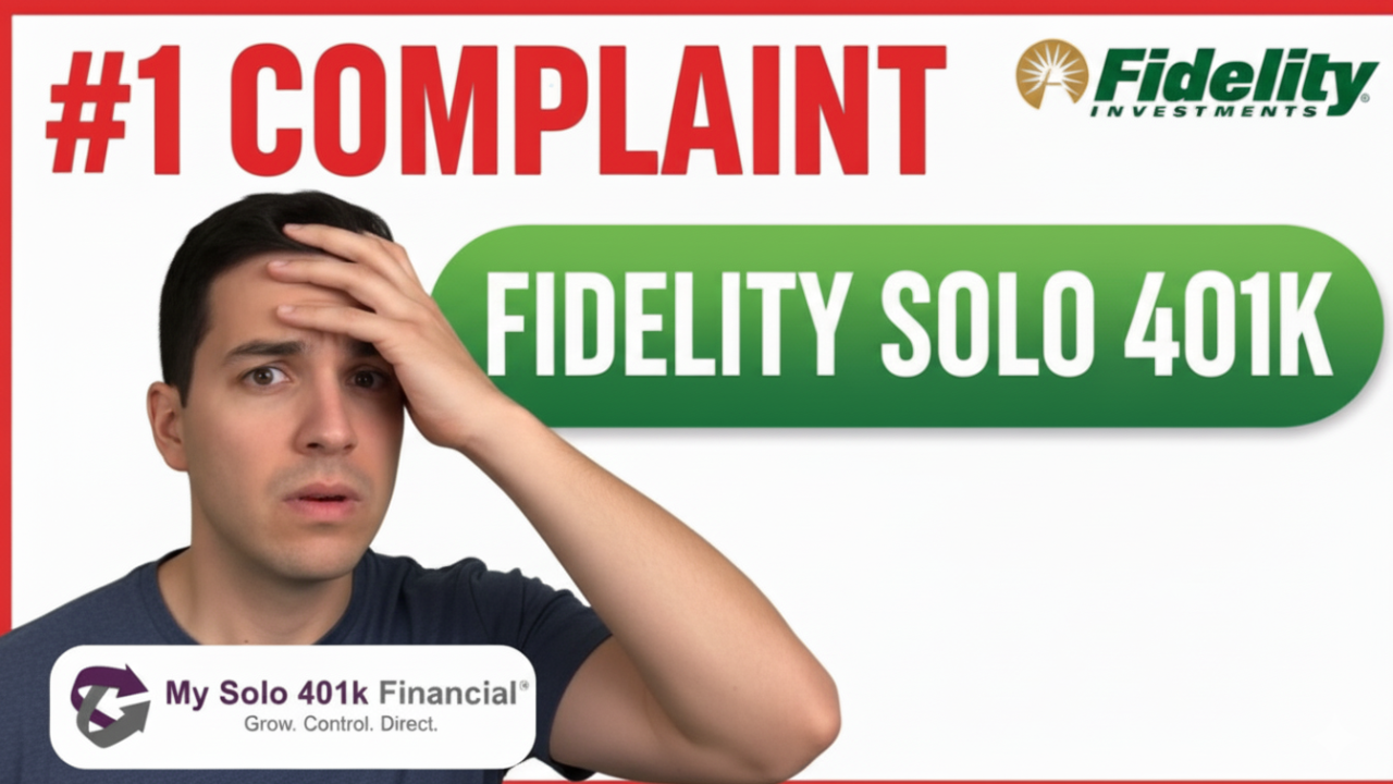 The #1 Complaint about Fidelity Solo 401k (and How to Fix it!)