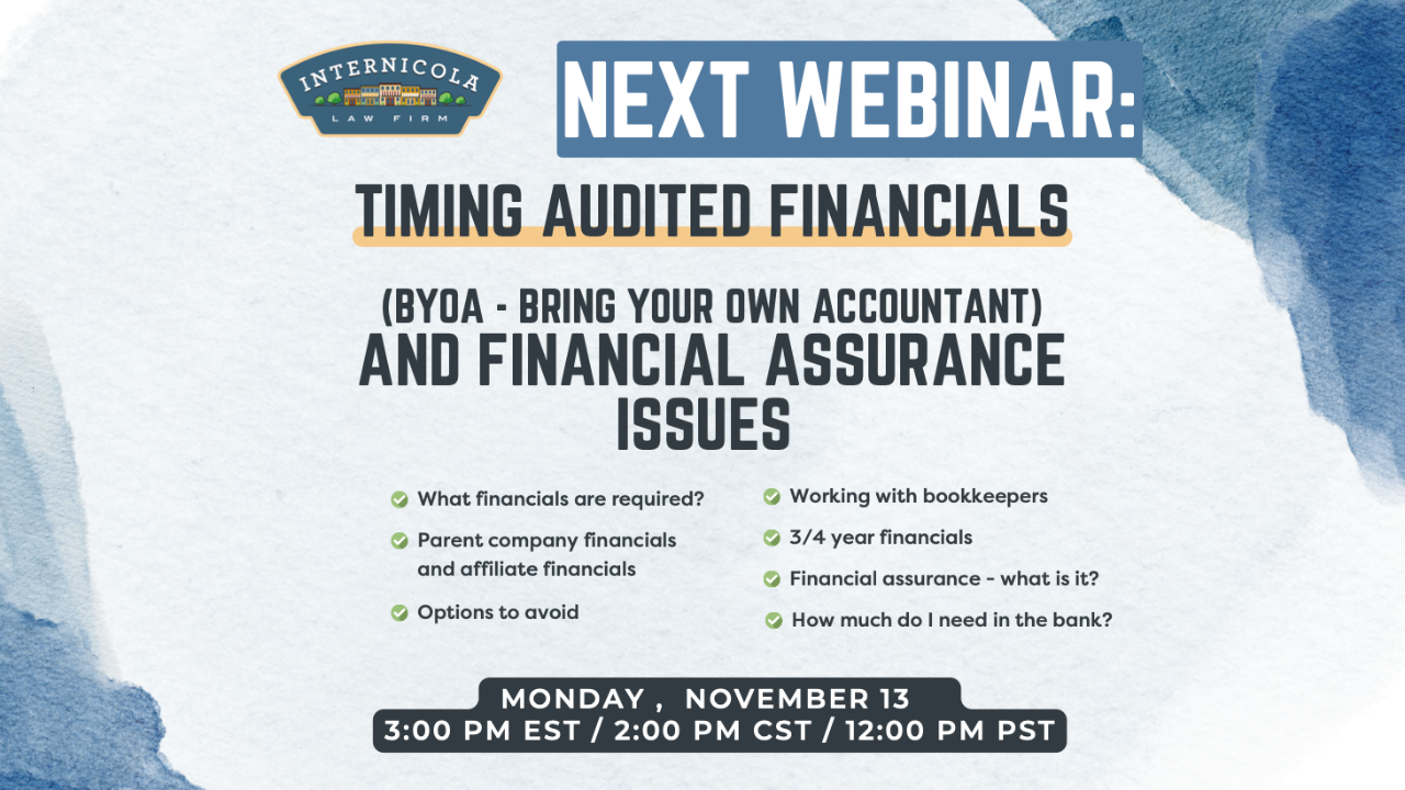 2024 FDD Renewal Webinar Timing Audited Financials (Part 2)