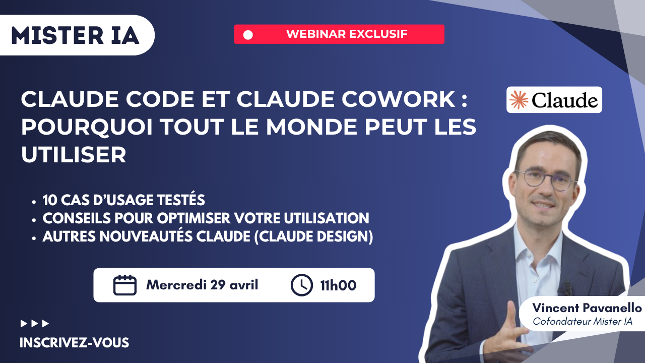 Webinar Mister IA - Claude Code et Claude Cowork : pourquoi tout le ...
