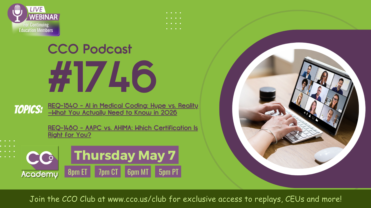 CCO Podcast #1746
