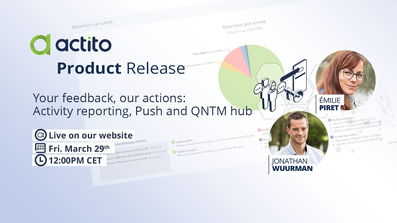 Your Feedback, Our Actions: Activity Reporting, Push, and QNTM Hub